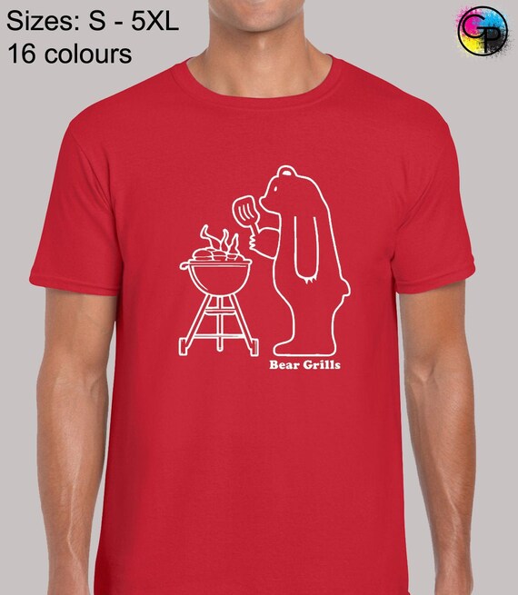 BEAR GRILLS MENS T SHIRT BIG SIZES S-5XL FUNNY COOL NEW QUALITY DESIGN PREMIUM BEAR GRILLS MENS T SHIRT BIG SIZES S-5XL FUNNY COOL NEW QUALITY DESIGN PREMIUM