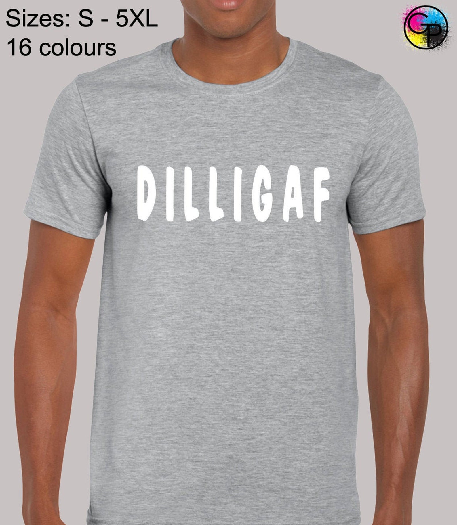 DILLIGAF Mens T Shirt Unisex Funny Joke Humour Rude Slogan | Etsy