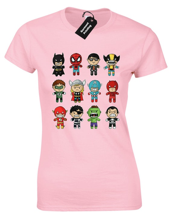 super hero t shirt ladies