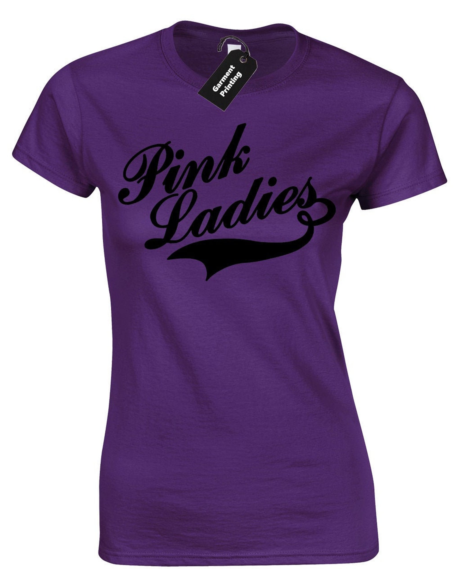 Pink Ladies Ladies T Shirt Womens Grease Tbirds Fancy Dress Etsy
