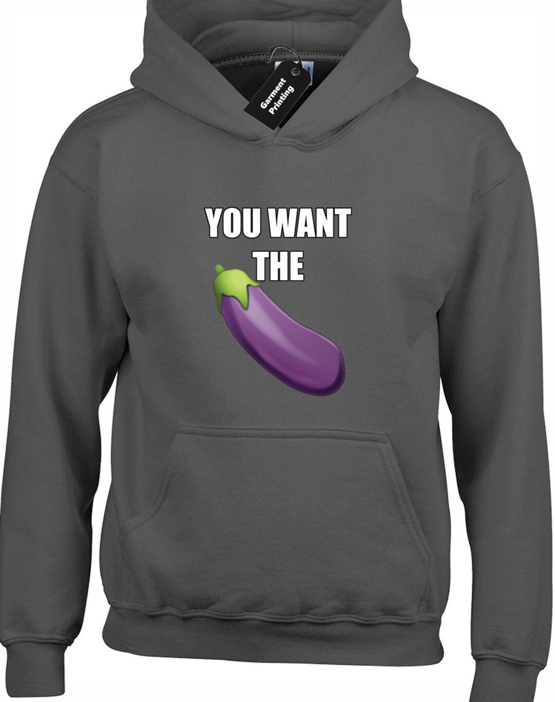 You Want The Aubergine D Eggplant Hoodie Hoody Unisex Funny Etsy