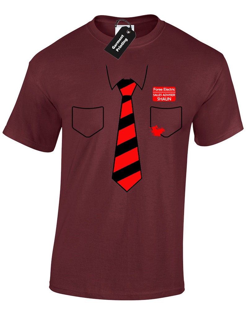 Shaun Of The Dead Shirt and Tie Mens T Shirt Unisex Funny Etsy