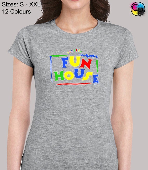 Ladies T-shirt Womens Retro TV Games 