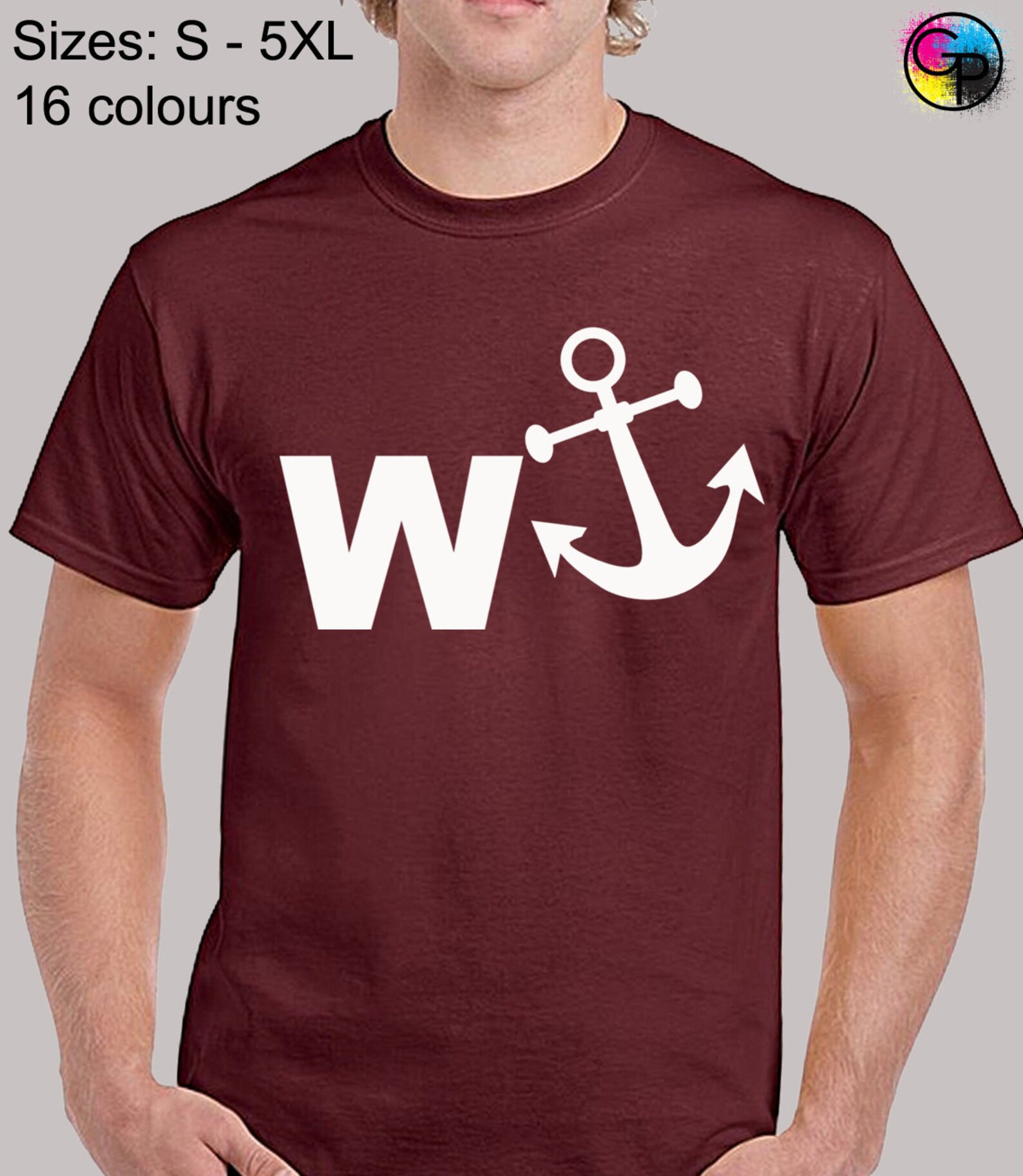 W Anchor Mens T Shirt Unisex Funny Joke Comedy Rude Offensive Etsy
