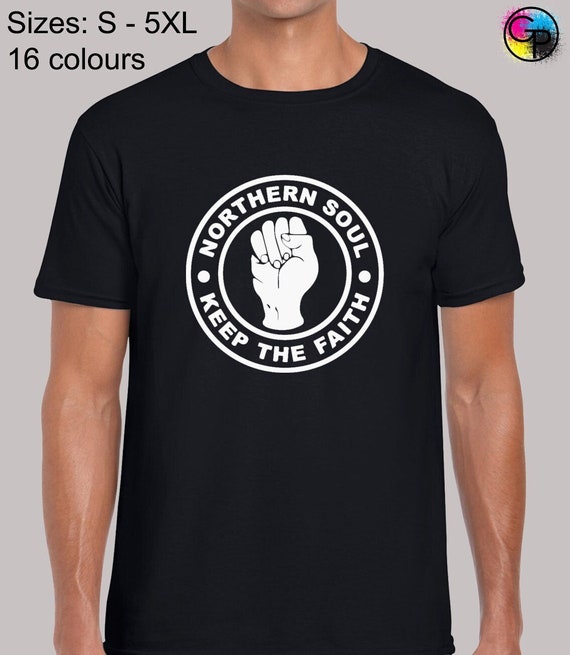 Northern soul t shirts mens Clearance