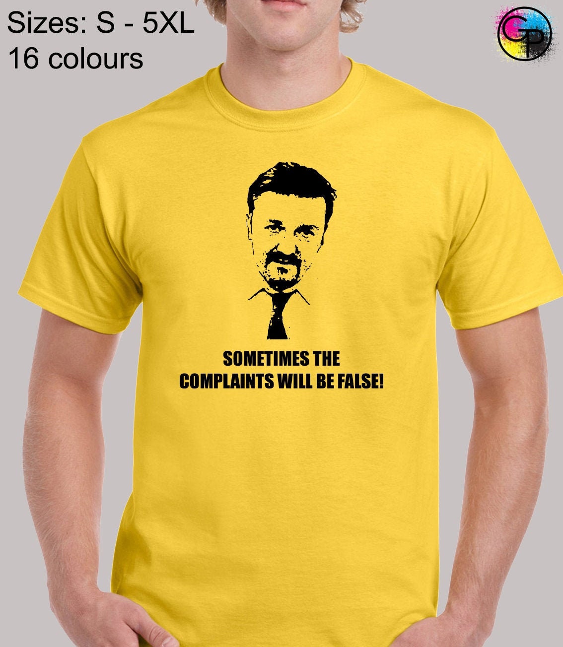 Image of Brent David Sometimes The Complaints Mens T Shirt Unisex Funny Joke Office Retro Dance Slogan Humour Comedy Cool Present Gift
