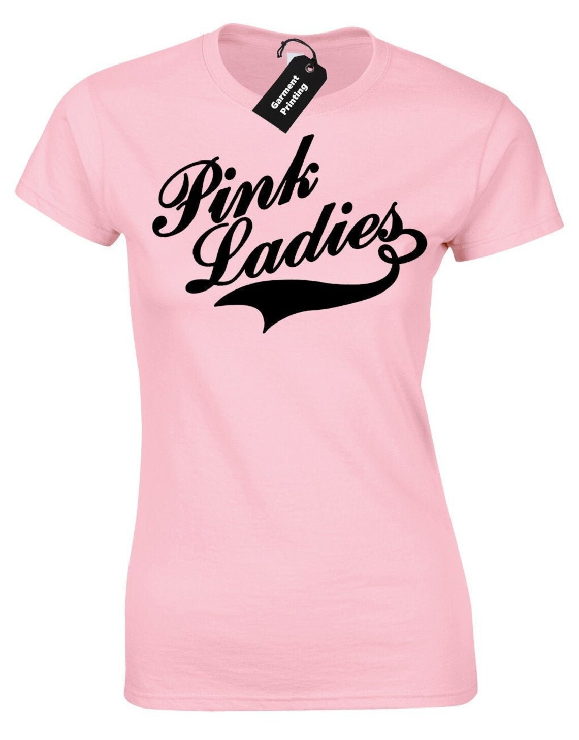 Pink Ladies Ladies T Shirt Womens Grease Tbirds Fancy Dress Etsy