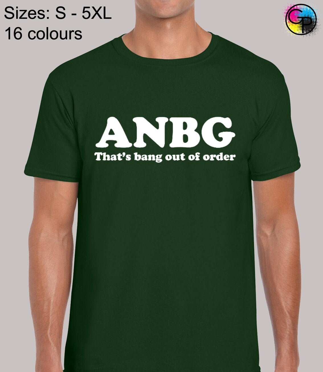 Image of Anbg Thats Bang Out Of Order Mens T Shirt Unisex Funny Slogan Joke Novelty Design Comedy Humour Cool Gift Present
