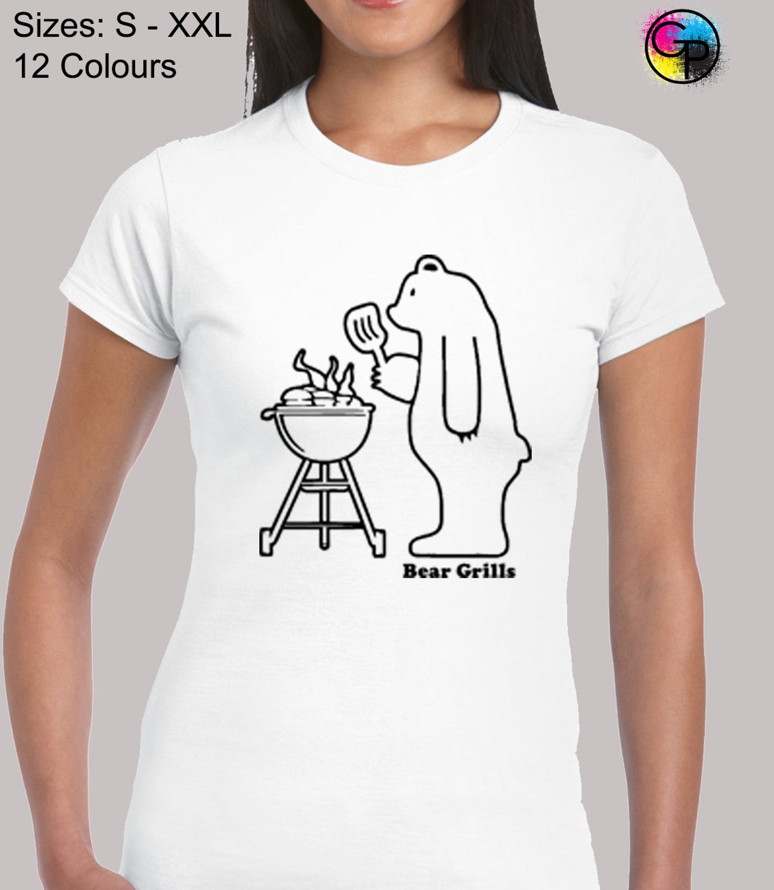 Bear Grills Ladies T Shirt Womens Grylls Funny TV Slogan Etsy