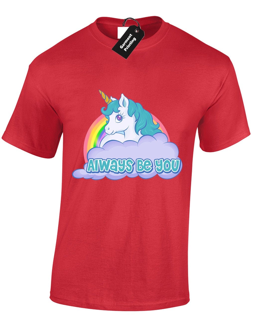 T-shirt Unisex Funny the Unicorn Rock 