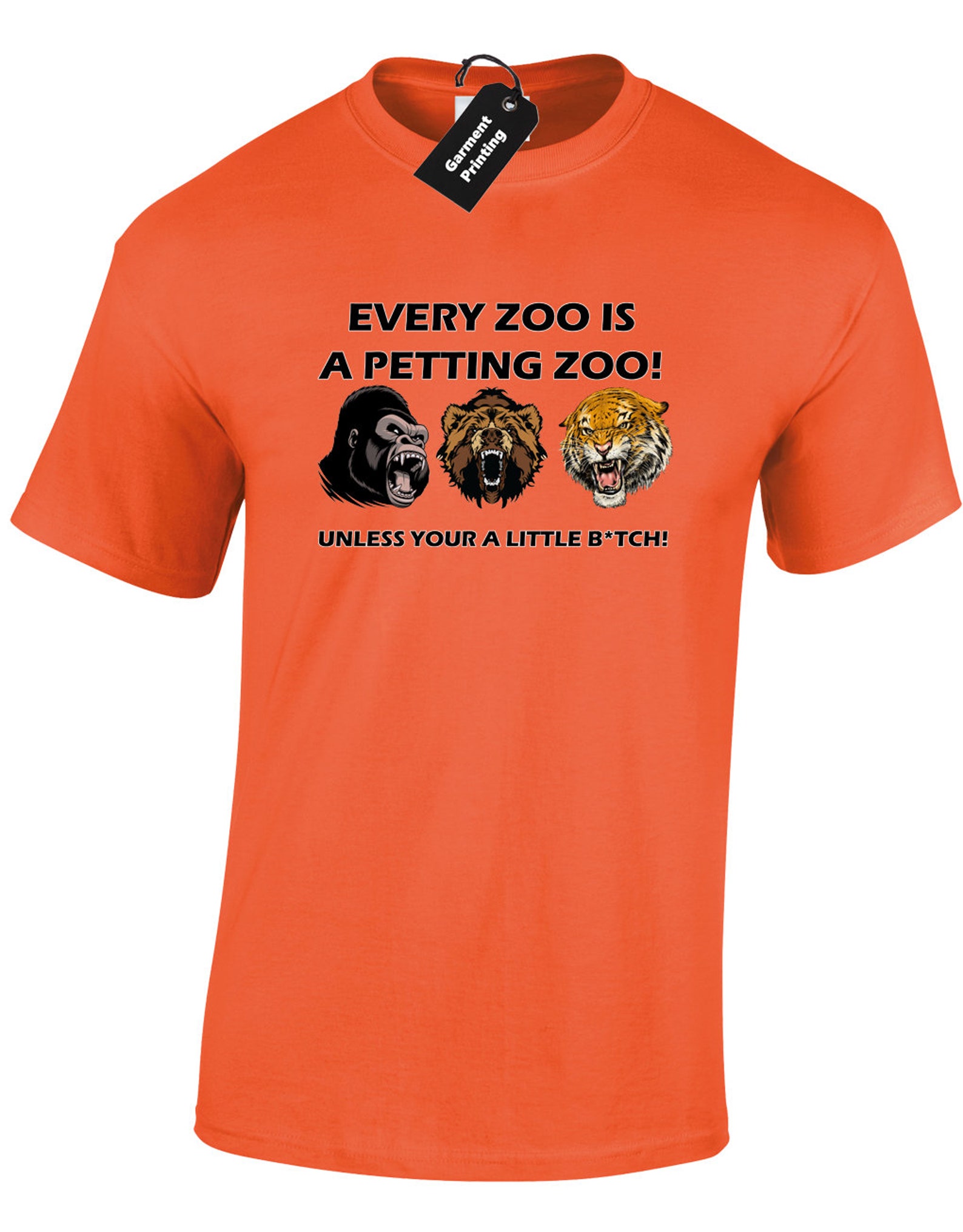 Every Zoo Petting Zoo Mens TShirt Unisex Funny Joke Offensive Etsy