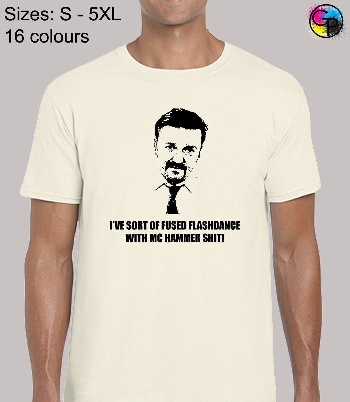 Image of Brent David I've Sort Of Fused Flashdance Mens T Shirt Unisex Funny Joke The Office Retro Dance Slogan Humour Comedy Cool Present Gift