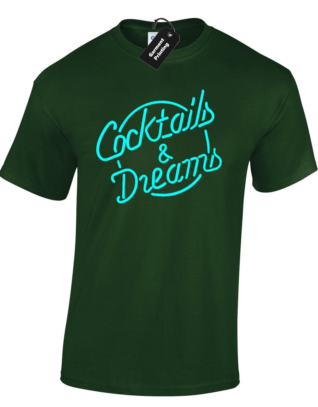 Cocktails And Dreams Mens TShirt Unisex Funny Cruise Cocktail Etsy