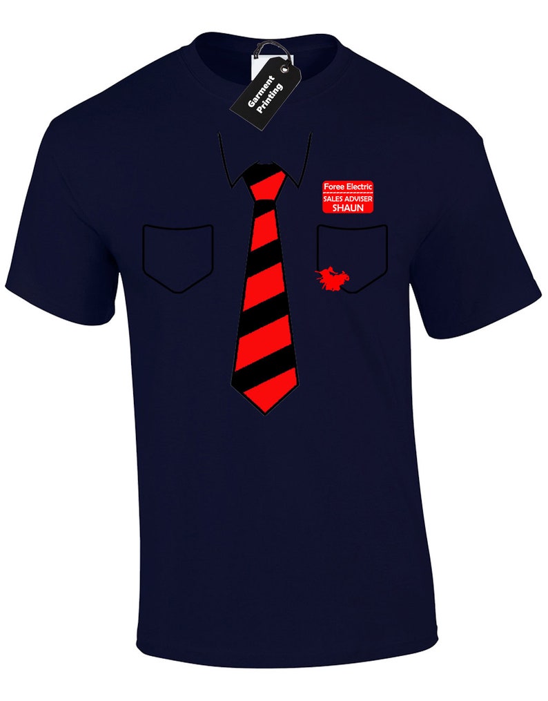 Shaun Of The Dead Shirt and Tie Mens T Shirt Unisex Funny Etsy