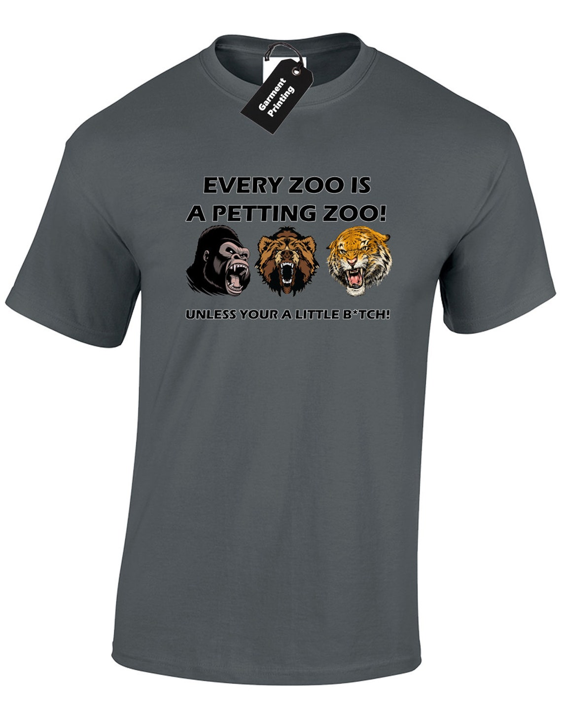Every Zoo Petting Zoo Mens TShirt Unisex Funny Joke Offensive Etsy
