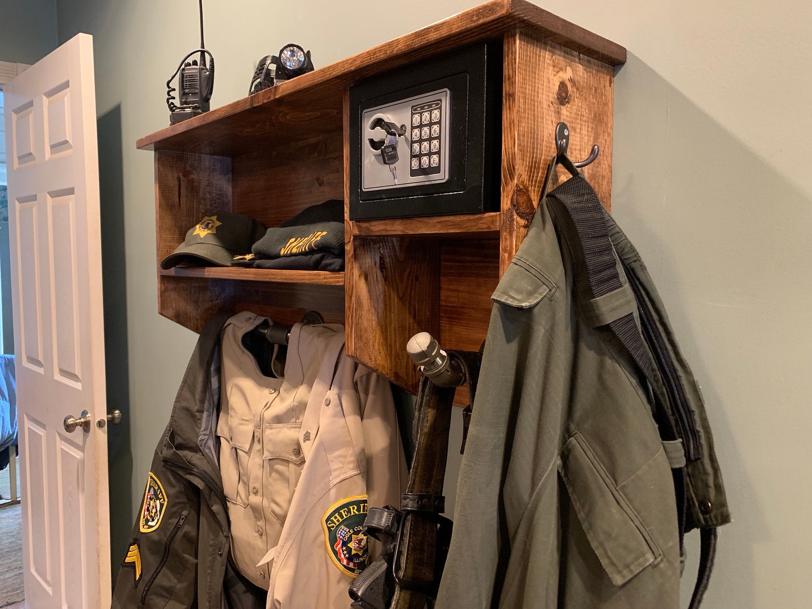 Wall Mounted Equipment Rack Etsy