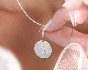 Sisters Medallion Pendant 925 Sterling Silver - Partner Necklace