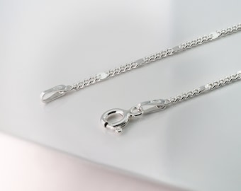 Single 925 sterling silver chain / shiny chain / cord chain