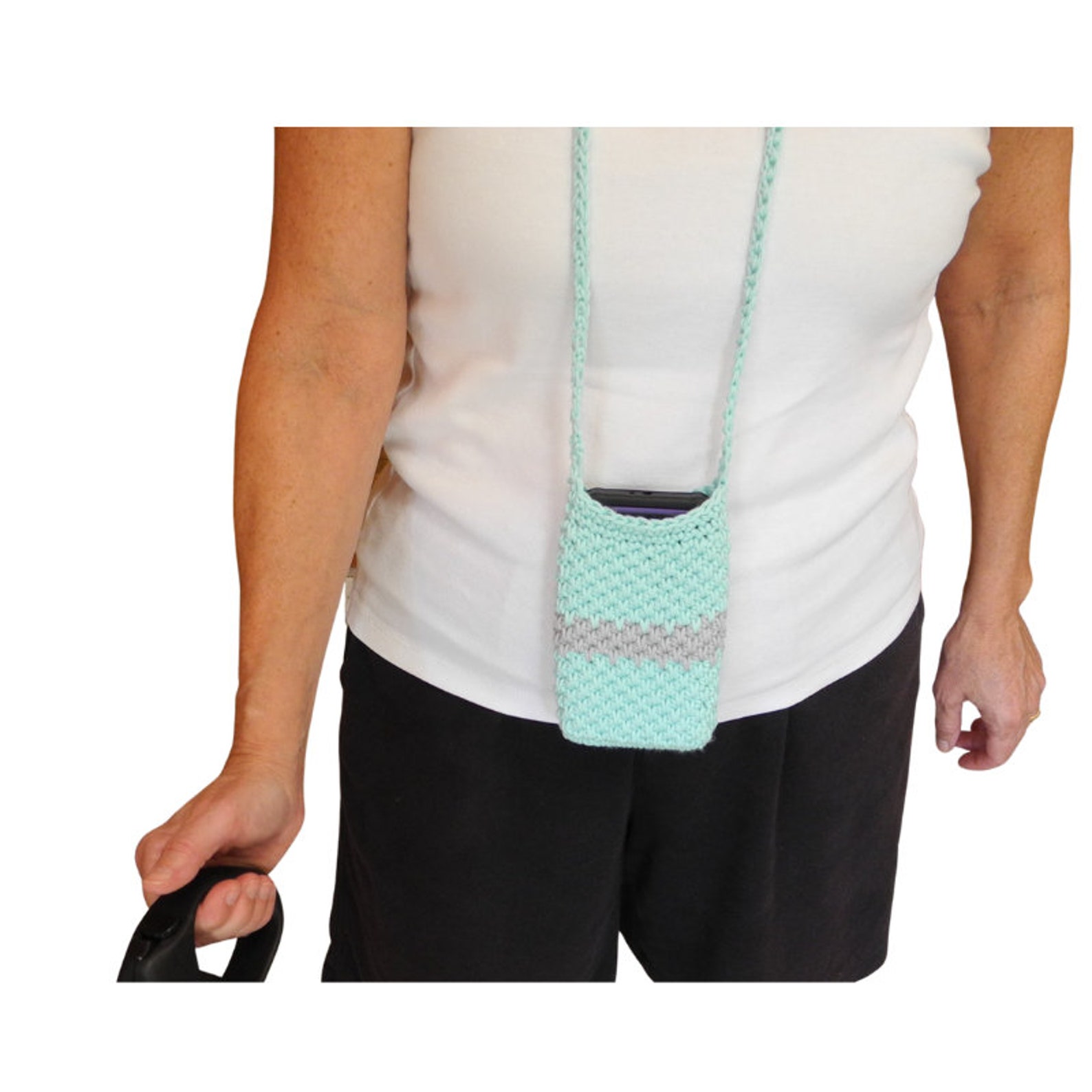 Crochet Pattern for Cell Phone Sling/carrier/cover/holder Easy and