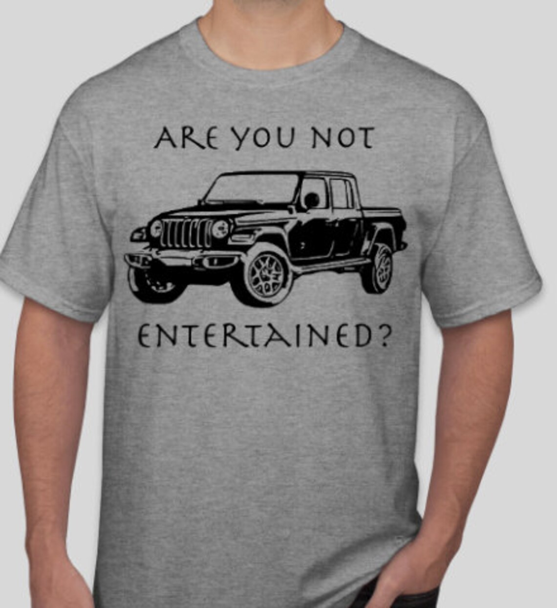 Jeep Gladiator T shirt Only a Jeep T shirt Gladiator Jeep Etsy