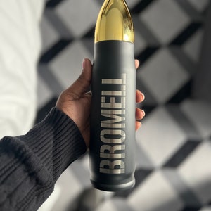 17/32oz Bullet Tumbler Military Stainless Steel Personalize Travel Mug Gift For Veteran Men Law Enforcement Police On The Go