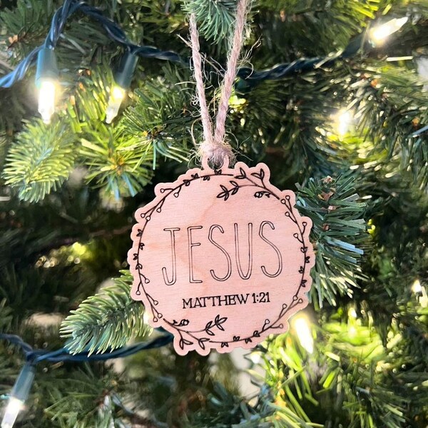 Names of Jesus Ornaments Etsy