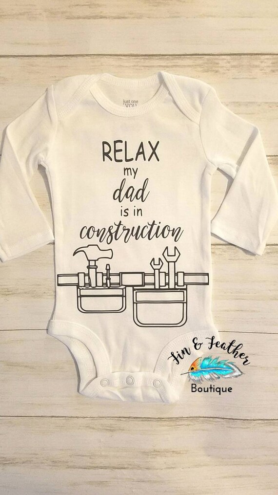 baby girl construction outfit