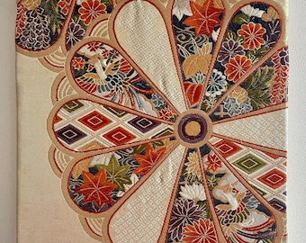 Kimono-Wandkunst „Hanamon“