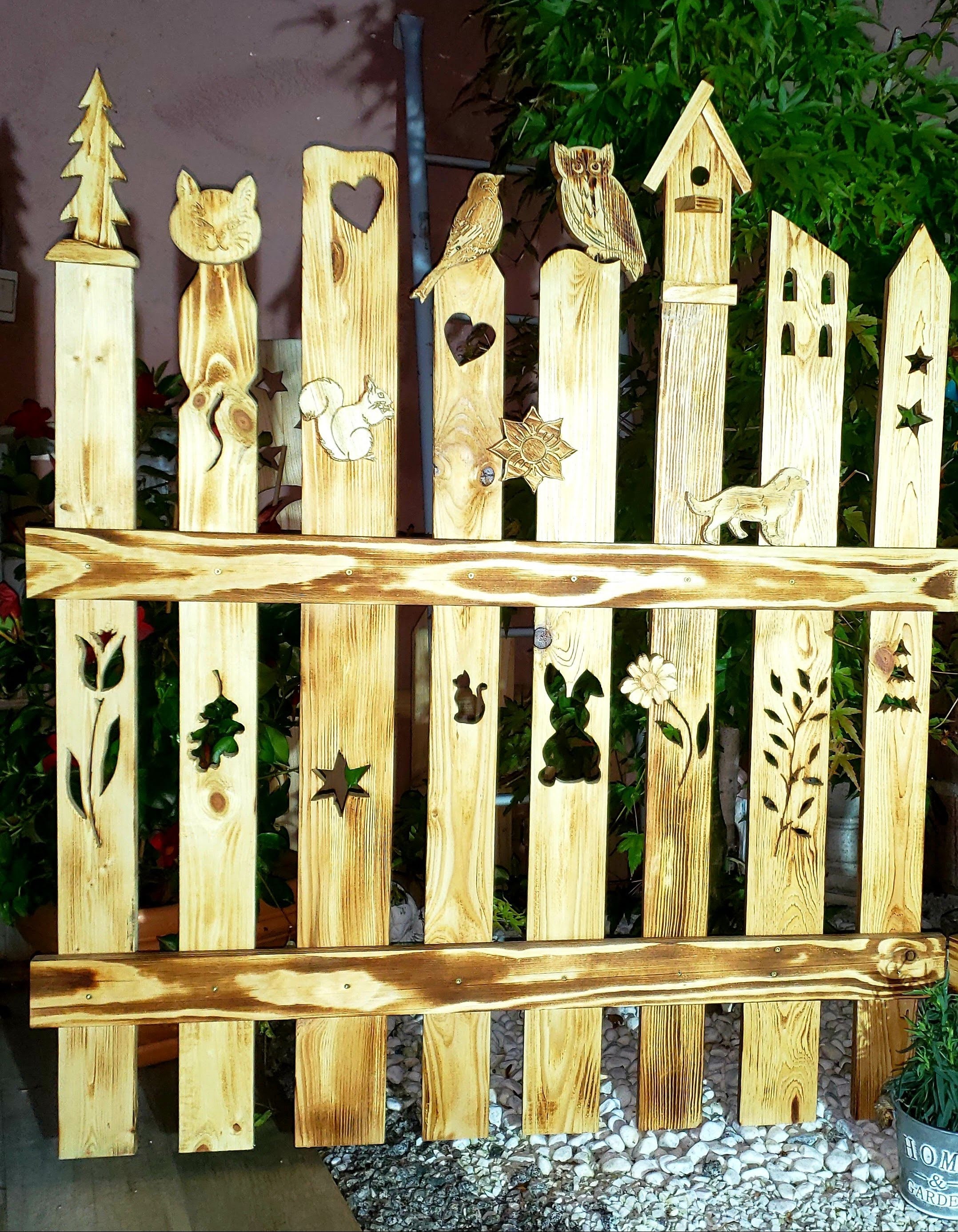 Unique, Custom-made Handmade Decorative Fence for Your Garden