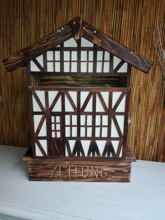 Xl Post Box Mailbox Timbered House Country House Quiet Etsy