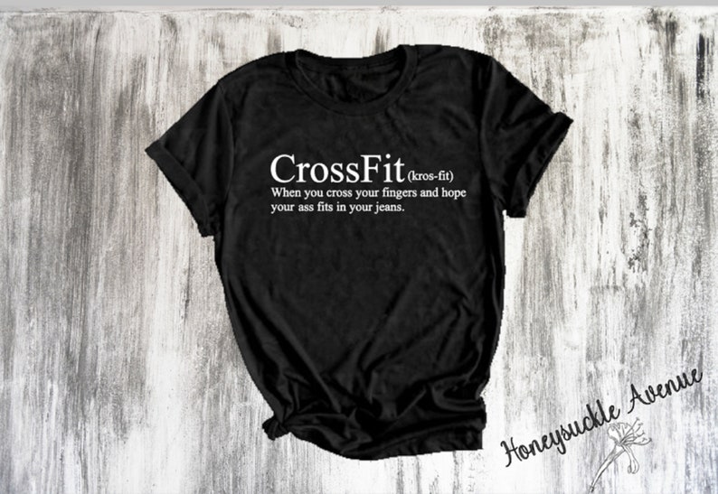 CrossFit definition Shirt Funny Gym Shirt Funny shirts | Etsy