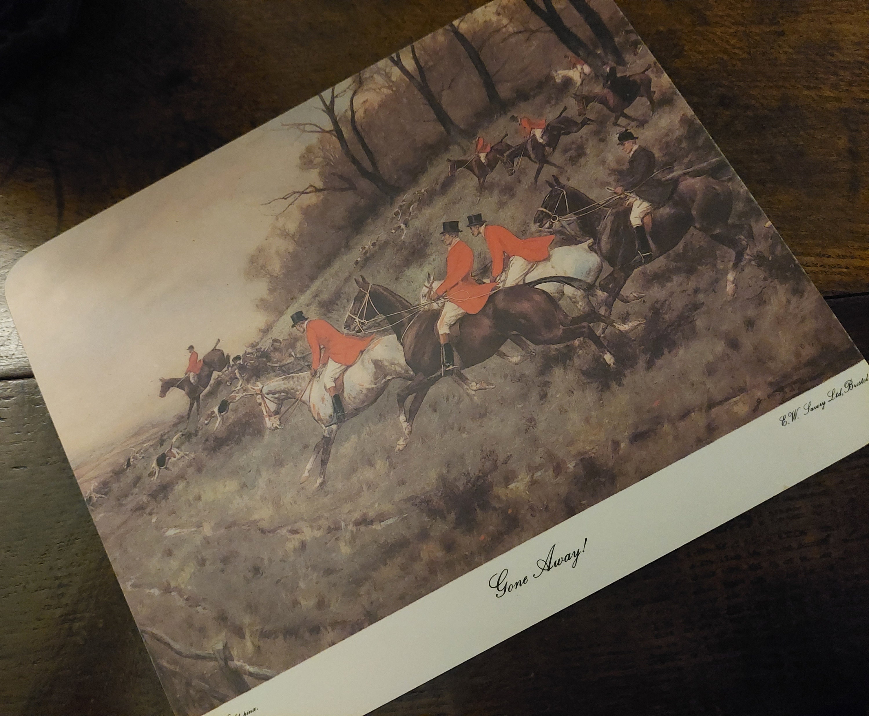 A Set of Vintage Tablemats Featuring the Art of Wright Fabulous