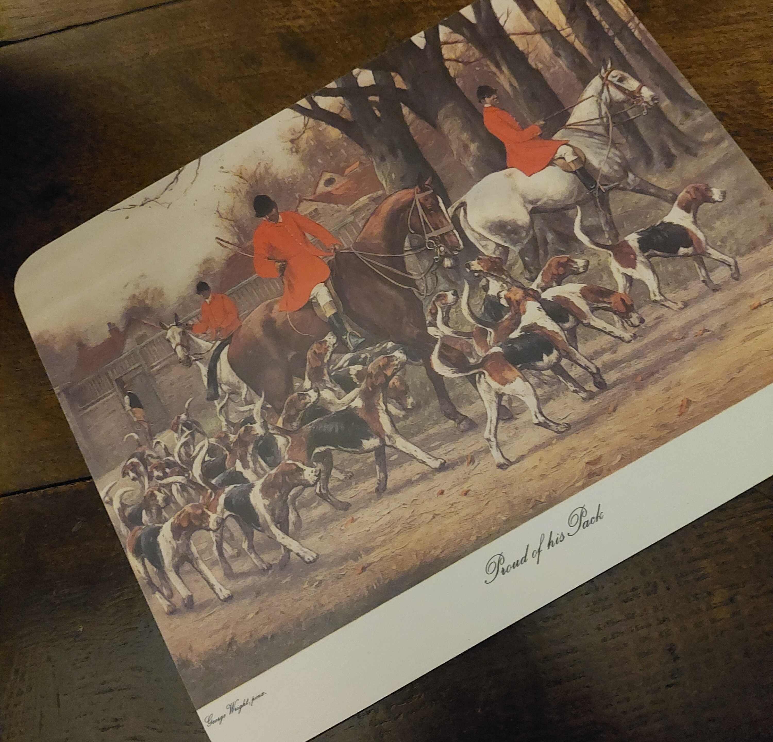 A Set of Vintage Tablemats Featuring the Art of Wright Fabulous