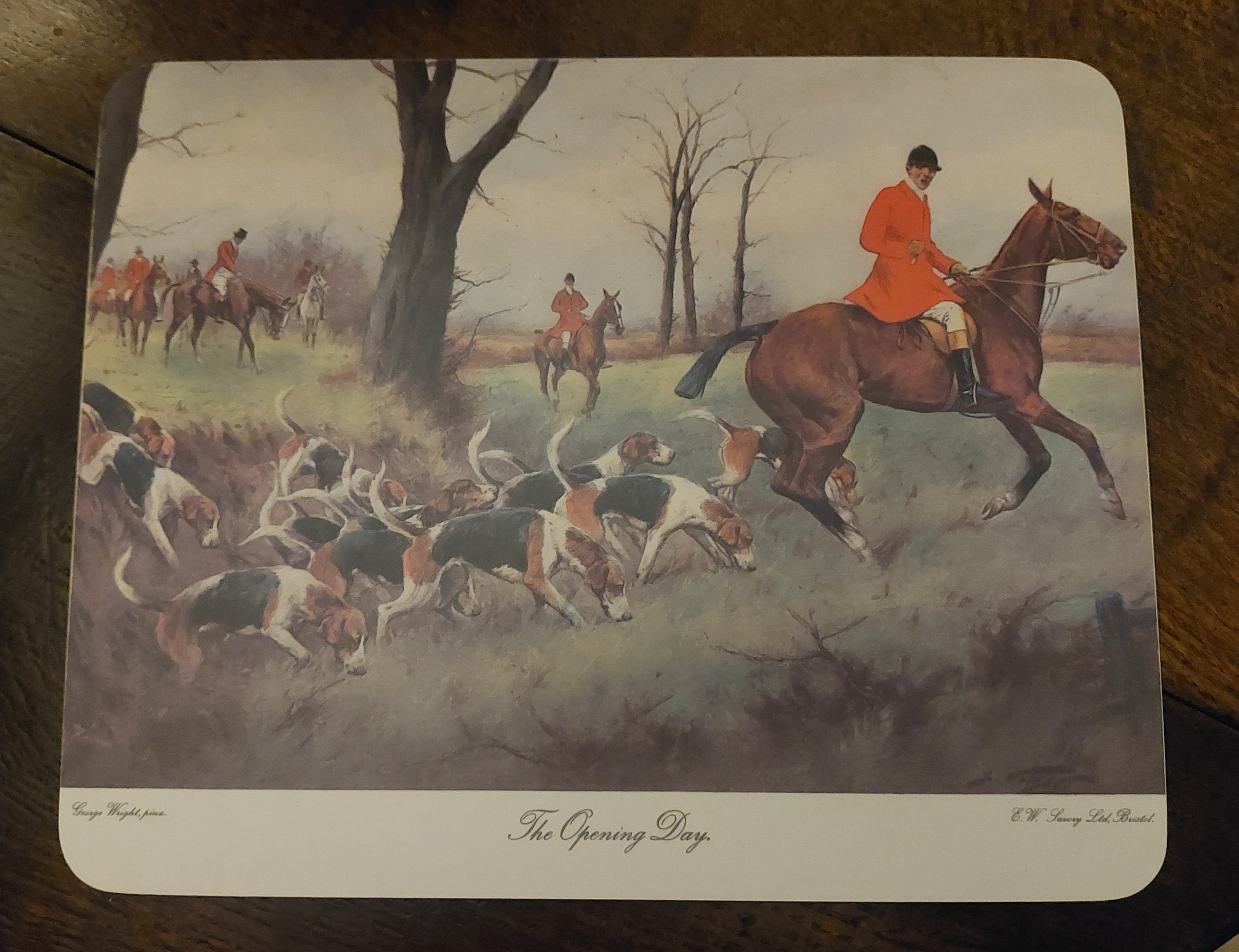 A Set of Vintage Tablemats Featuring the Art of Wright Fabulous