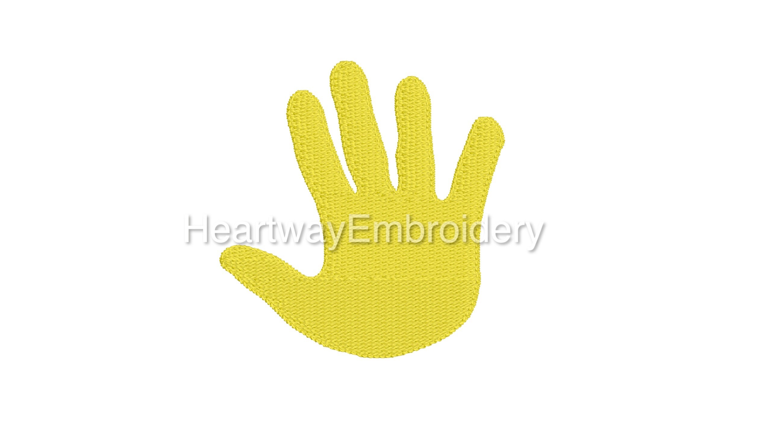 Mini Baby Hand Print Embroidery Design 5 SIZES Mini Etsy