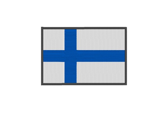 Finnland Flagge Stickdesign 3 Grossen Kleines Land Flagge Etsy