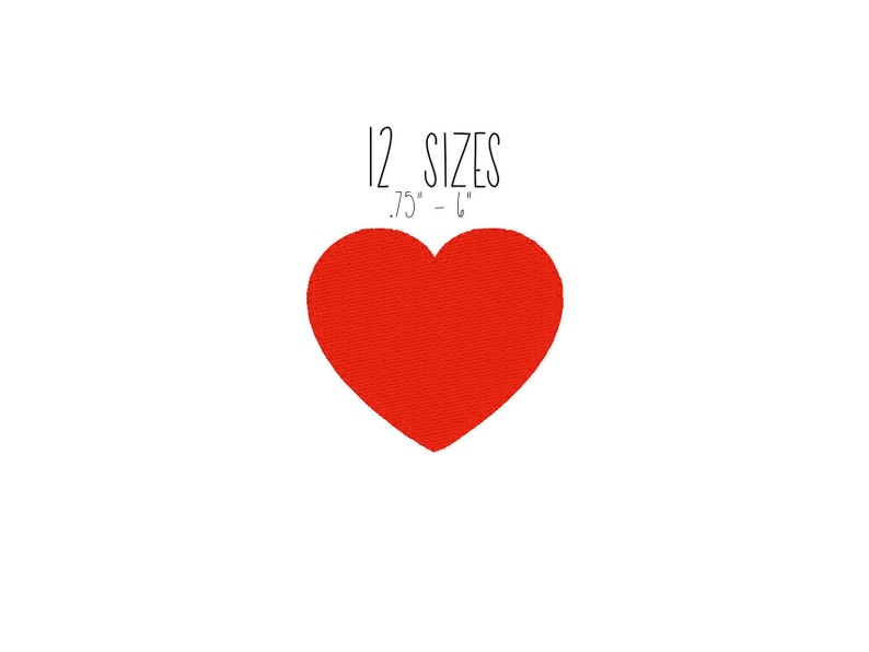 Mini heart embroidery design 12 sizes mini embroidery  etsy Mini heart embroidery design 12 sizes mini embroidery  etsy
