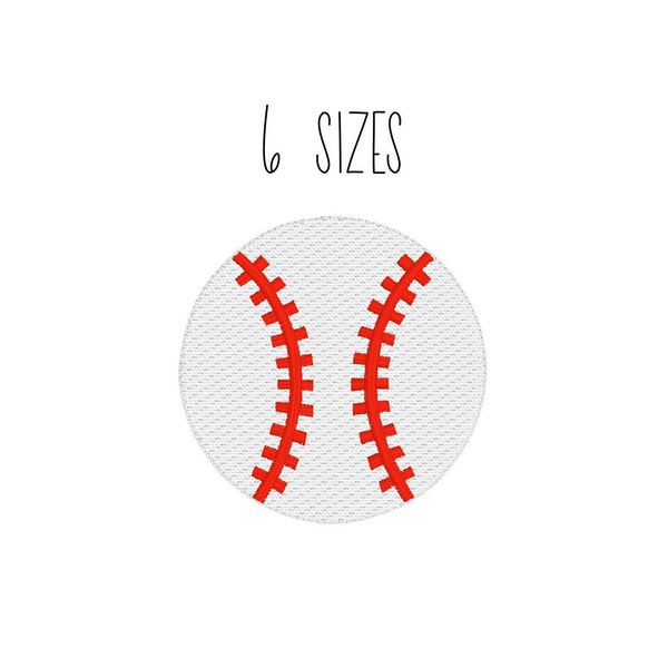 Quick stitch baseball embroidery design 6 SIZES - sport embroidery design sketch fill baseball quick fill embroidery design vintage sport