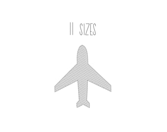 Airplane quick stitch embroidery design - 1 1SIZES - vintage stitch embroidery design airplane sketch embroidery design pes sketch fill