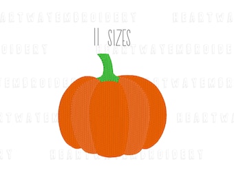 Pumpabroderidesign: Mini-höstmönster för Thanksgiving (11 storlekar) (digital nedladdning)