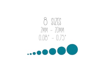 Tiny Polka Dots Embroidery Design: Micro Circles (8 Sizes) (Digital Download)