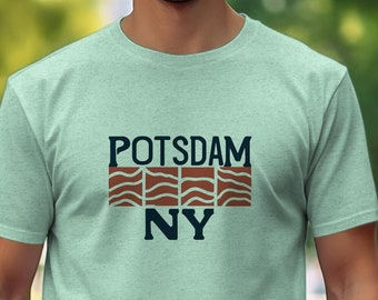 Potsdam NY Retro Style Graphic T-Shirt, Vintage Inspired City Tee, Unisex Casual Comfort Wear