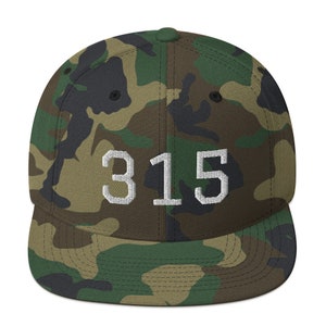 Upstate New York 315 Area Code Camouflage Hat, New York Gift, Hunting Hat, 315 Gift, Area Code Hat, Mens New York Hat, New York Cap, NY Hat