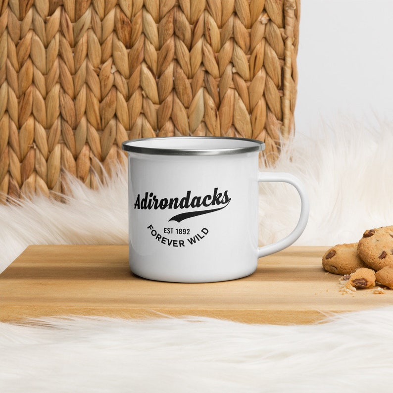 NorthgoodsCo Adirondack Mountains Enamel Camp Mug - Thumbnail 3