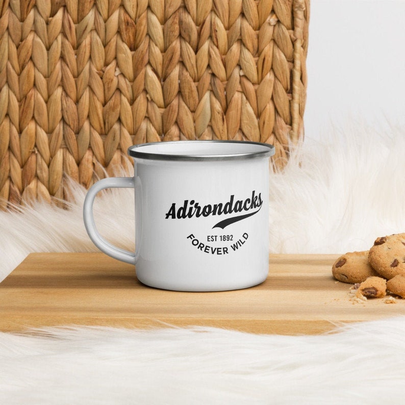 NorthgoodsCo Adirondack Mountains Enamel Camp Mug - Thumbnail 4