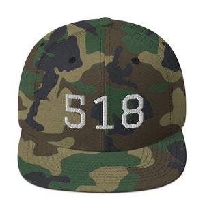 Upstate New York 518 Area Code Camouflage Hat, New York Gift, Hunting Hat, 518 Gift, Area Code Hat, Mens New York Hat, New York Cap, NY Hat