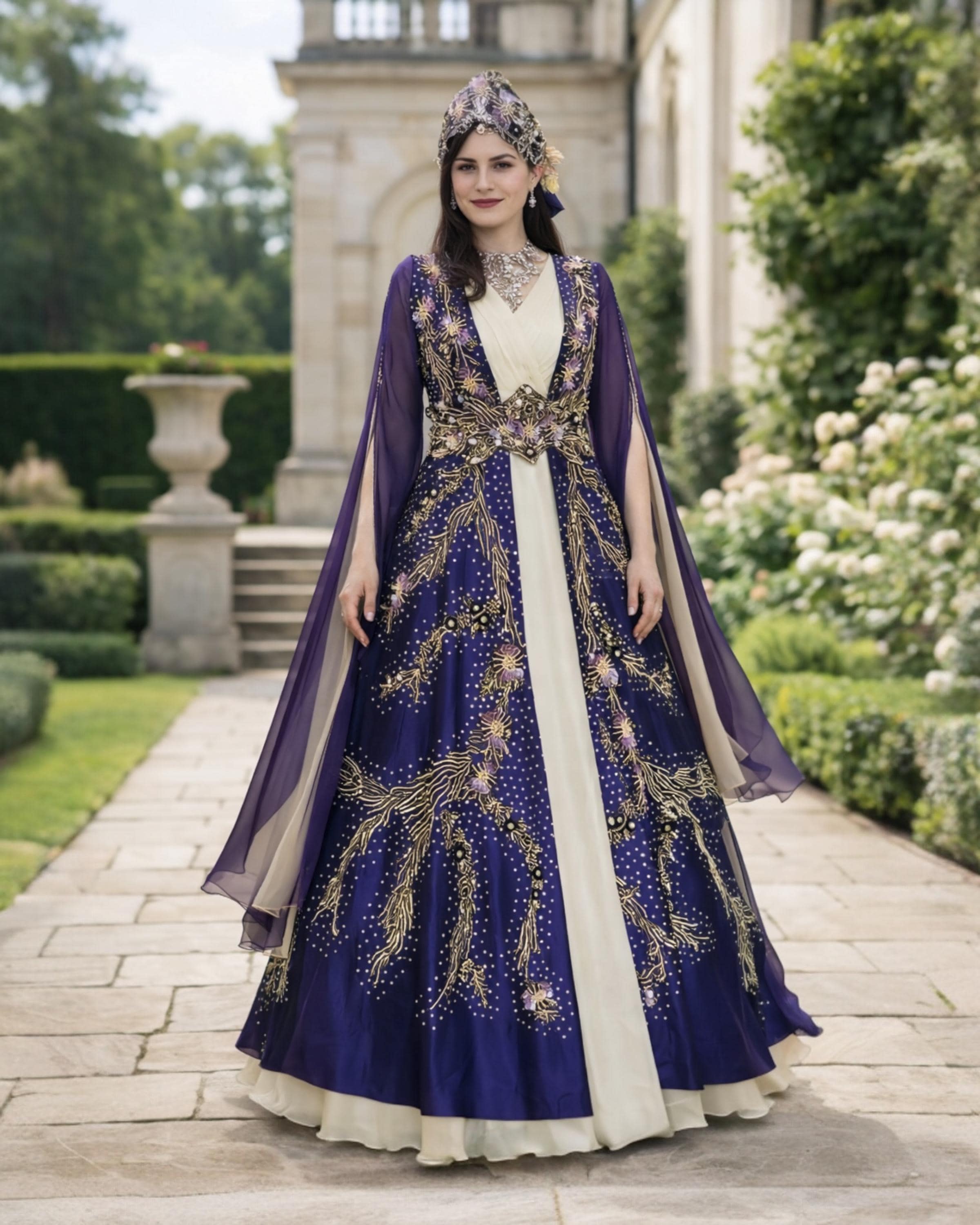 green emerald velvet dress Buy Orange Ottoman Harem Bridal Long Henna Caftan Gown For Sale main image 0