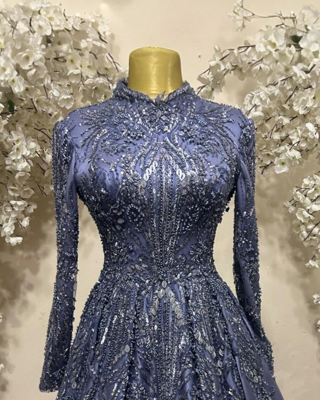 Ballroom Robe Medieval Medieval Baroque Ball Gown, Royal Embroidered Satin Dress, Couture ...