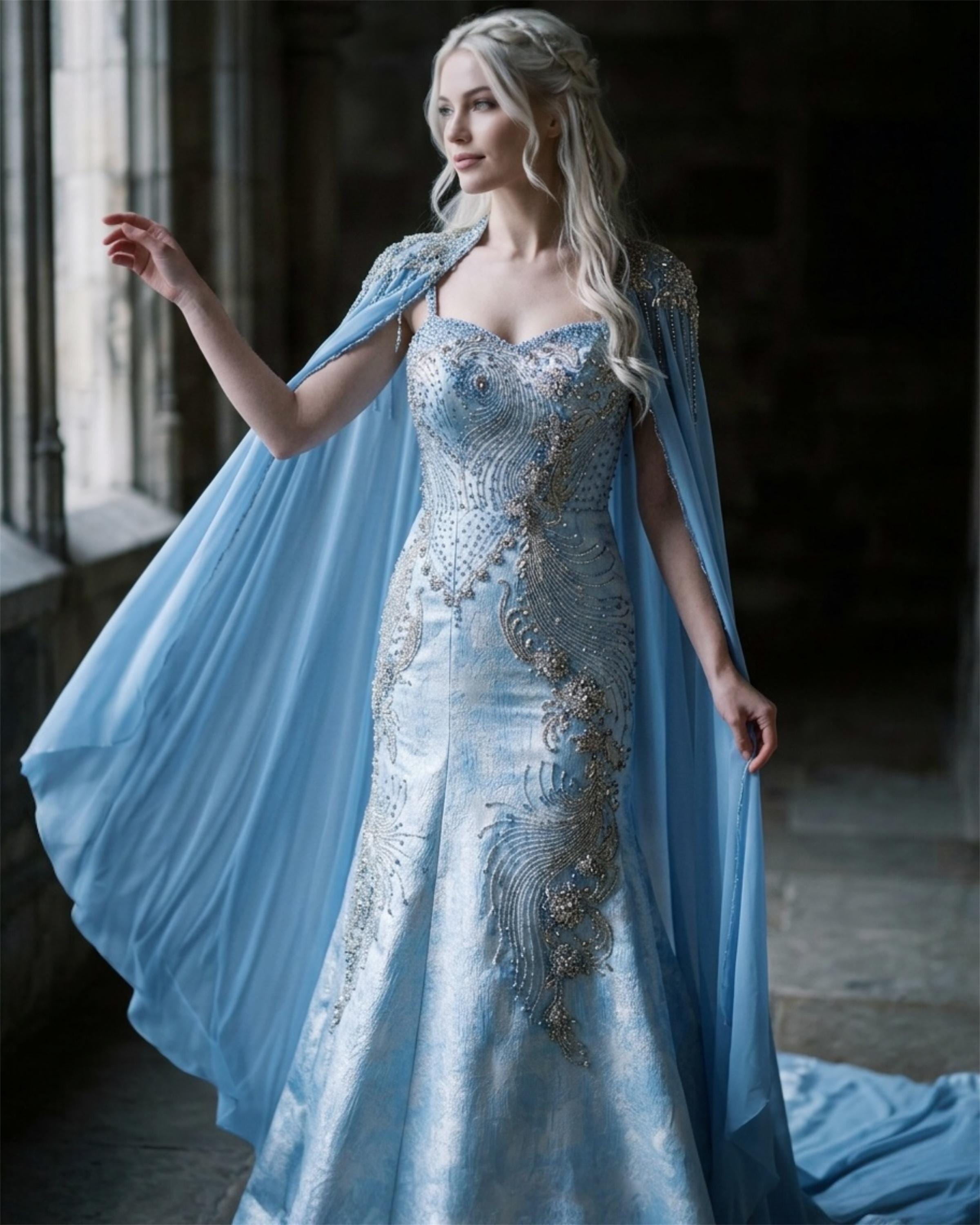 Royal Blue Bridgerton Dress - Etsy
