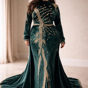 sachin and babi light blue dress Emerald Green Dress main image 1